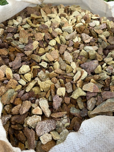 Златолит персиковый декоративная каменная крошка купить в Оренбурге