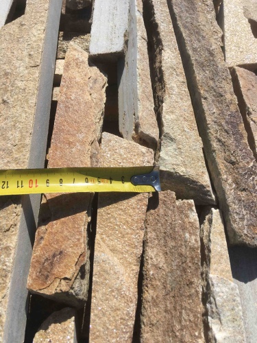 Горбушка златолит золотистый для облицовки купить в Оренбурге