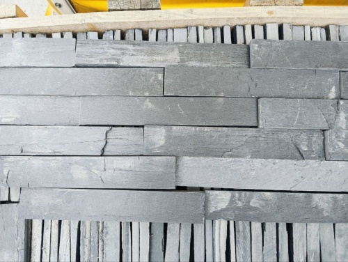 Плитка чёрная из натурального камня фасадная 30 см * 5 см, толщина 7 мм -30 мм купить в Оренбурге