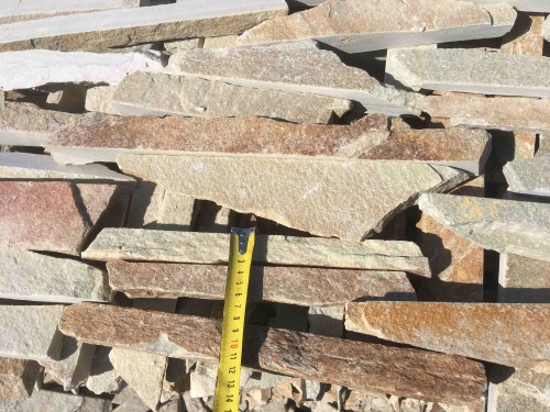 Горбушка златолит золотистый для облицовки купить в Оренбурге