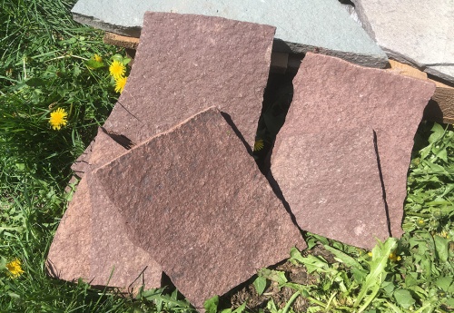 Плитняк лемезит бордовый для цоколя 1,5-2 см купить в Оренбурге