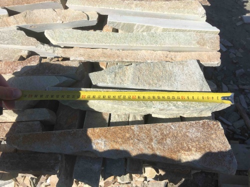 Горбушка златолит золотистый для облицовки купить в Оренбурге