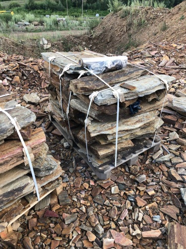 Плитняк кора дерева 50-100мм для пошаговых дорожек купить в Оренбурге