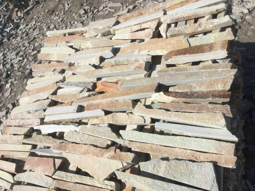 Горбушка златолит золотистый для облицовки купить в Оренбурге